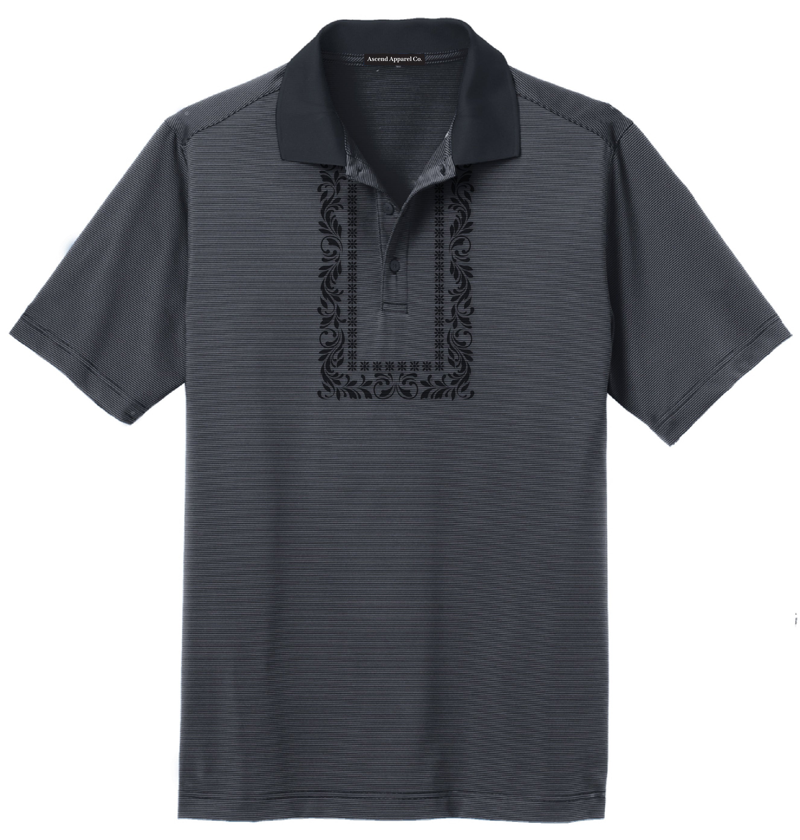 Ascend Fine Stripe Performance Polo - Men