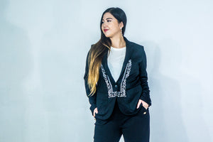 Ascend Filipino Blazer with Signature Design Pattern - Women